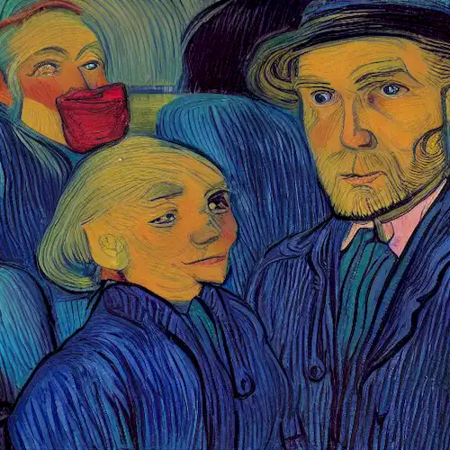 La imagen debe representar una conexión segura entre dos individuos