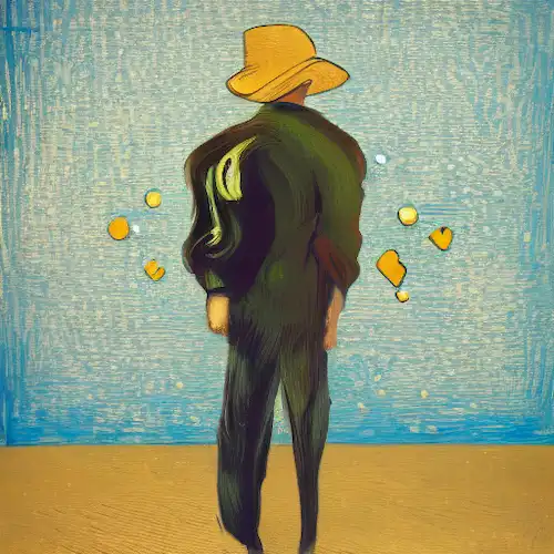 La imagen debe transmitir visualmente el concepto de independencia extrema en las relaciones