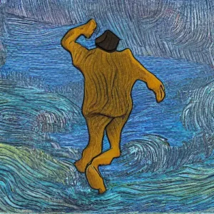 La imagen debe representar a una persona saliendo de una profunda fosa