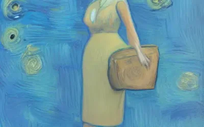 La imagen representa un delicado equilibrio entre el dinero y la feminidad