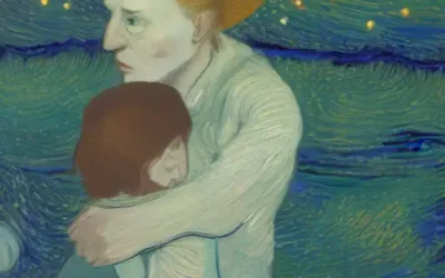 La imagen debe retratar a una persona que abraza su ser más joven